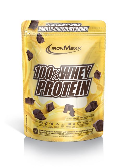 IronMaxx 100% Whey Protein sachet de 500g