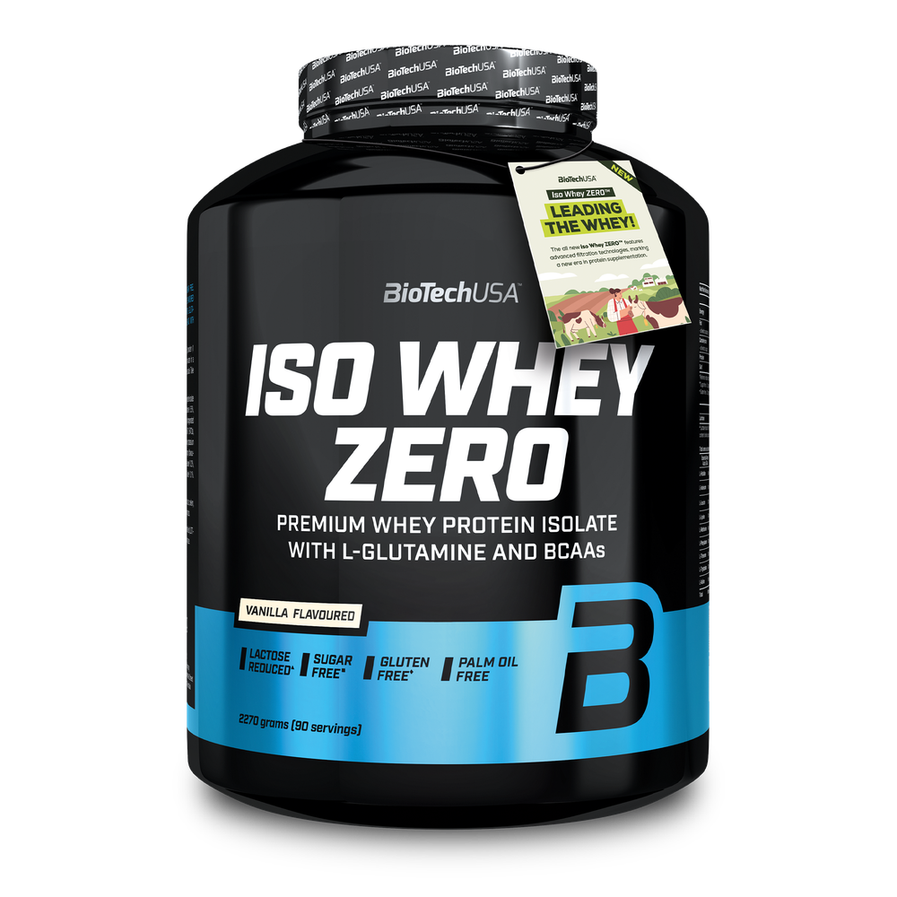 BioTech Iso Whey Zero sans lactose 2270g