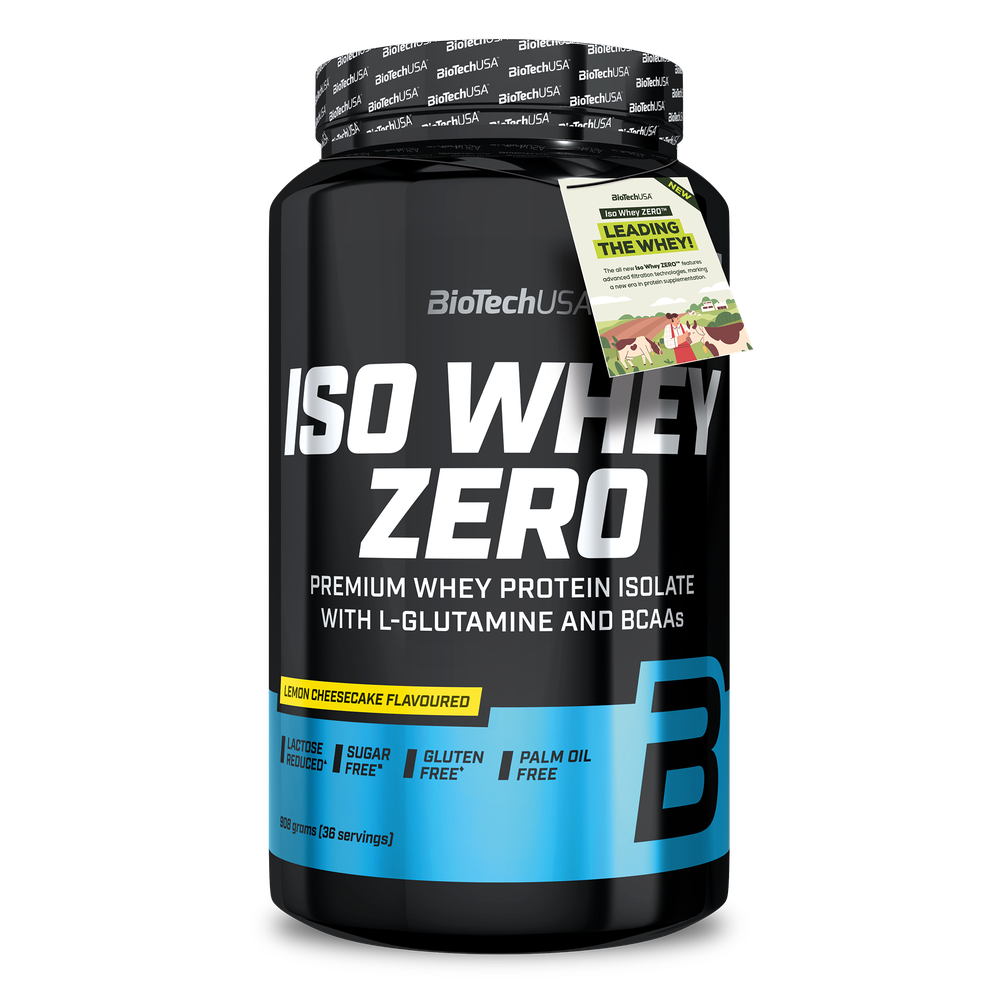 BioTech Iso Whey Zero sans lactose 908g