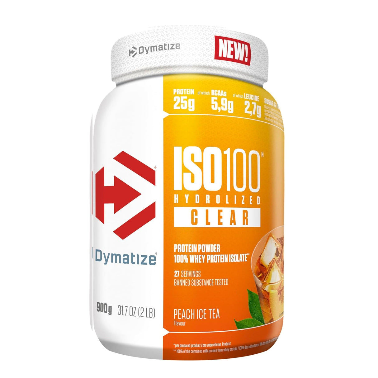 Dymatize Iso 100 Hydrolyzed Clear 900g