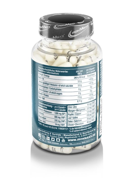 IronMaxx Complexe Minéral 130 Gélules