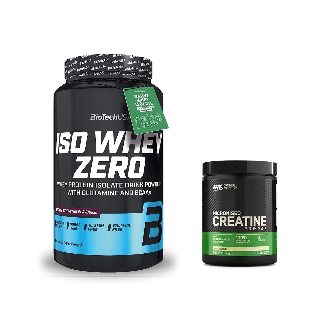 BioTech Iso Whey Zero 908g + Creatin Pulver Bundle