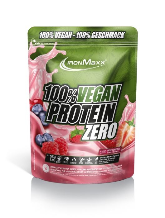 IronMaxx 100% Vegan Protein Zero 500g