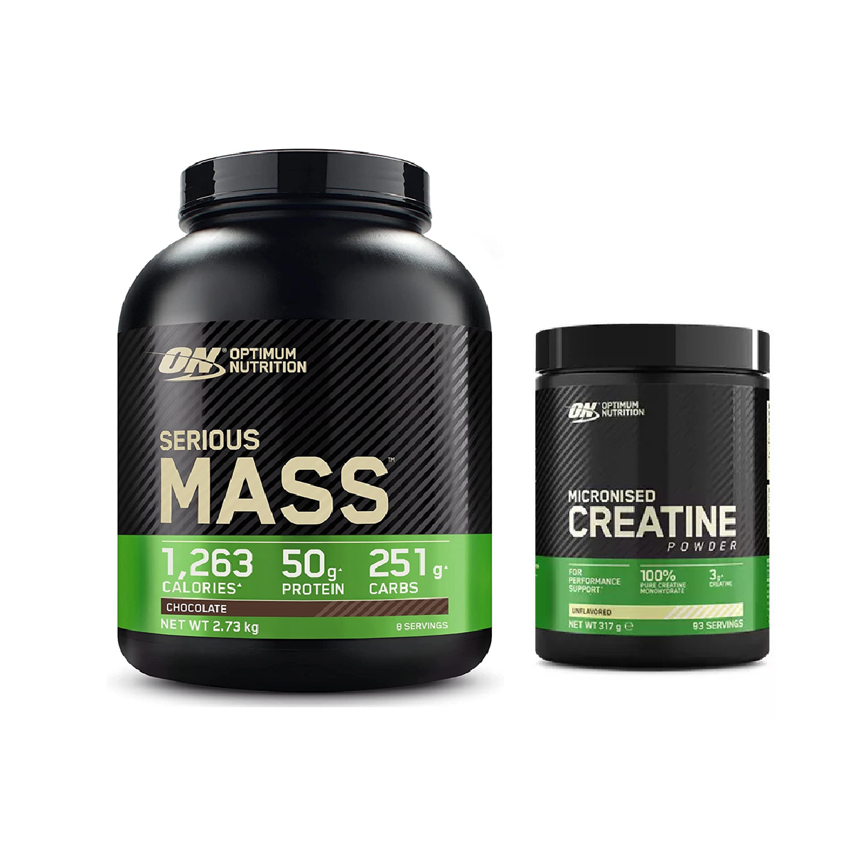 ON Serious Mass 2,7kg + ON Creatine Bundle