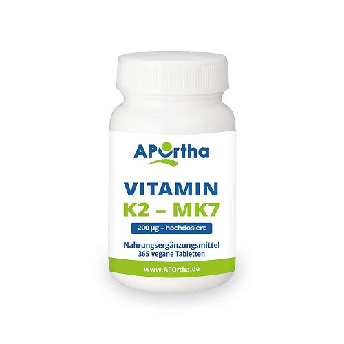 APOrtha Vitamin K2 (MK7) 365 Tabletten