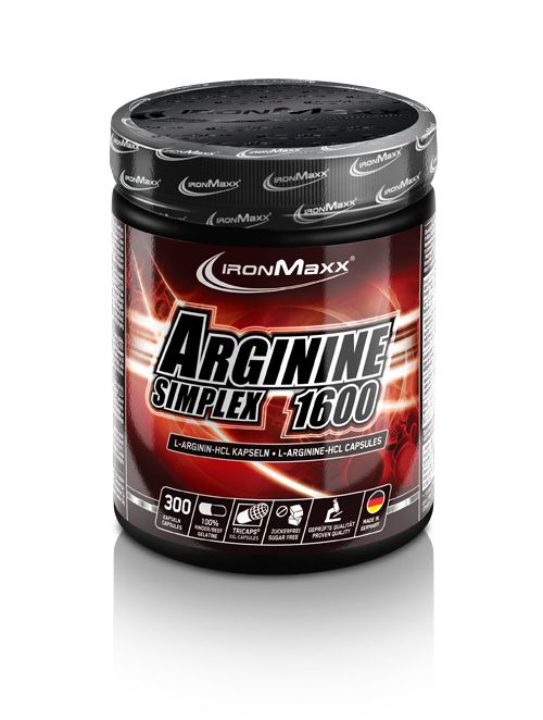 IronMaxx Arginine Simplex 1600 - 300 Gélules