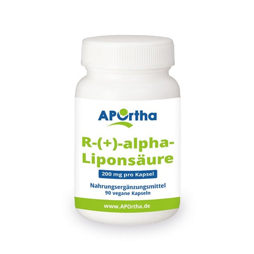 APOrtha R-(+)-Alpha Lipoic Acid 200mg - 90 gélules végétaliennes 