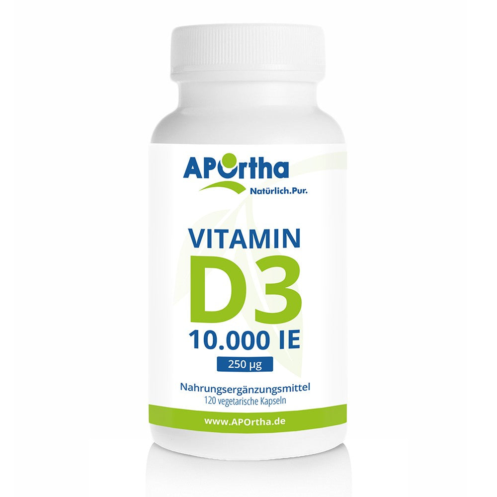 APOrtha Vitamin D3 10.000 I.E. 120 vegetarische Kapseln