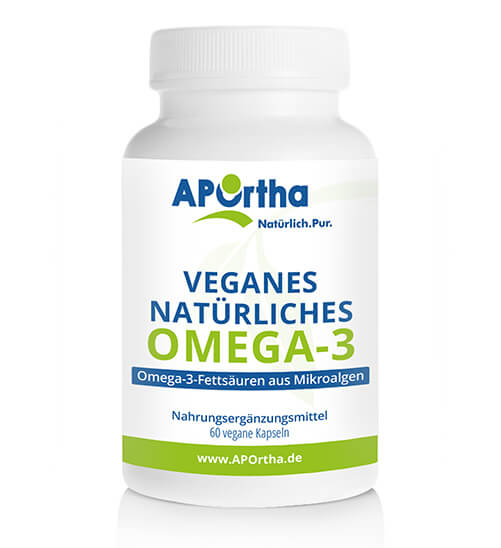 APOrtha Algae Oil Vegan Omega 3 - 60 Capsules Végétaliennes 