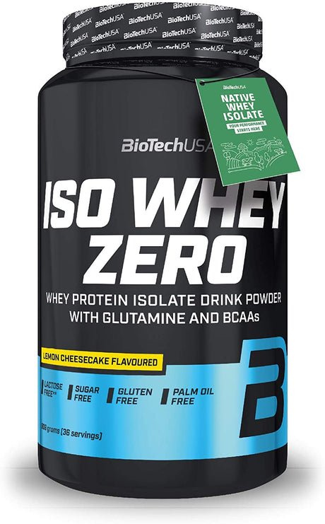 BioTech Iso Whey Zero sans lactose 908g