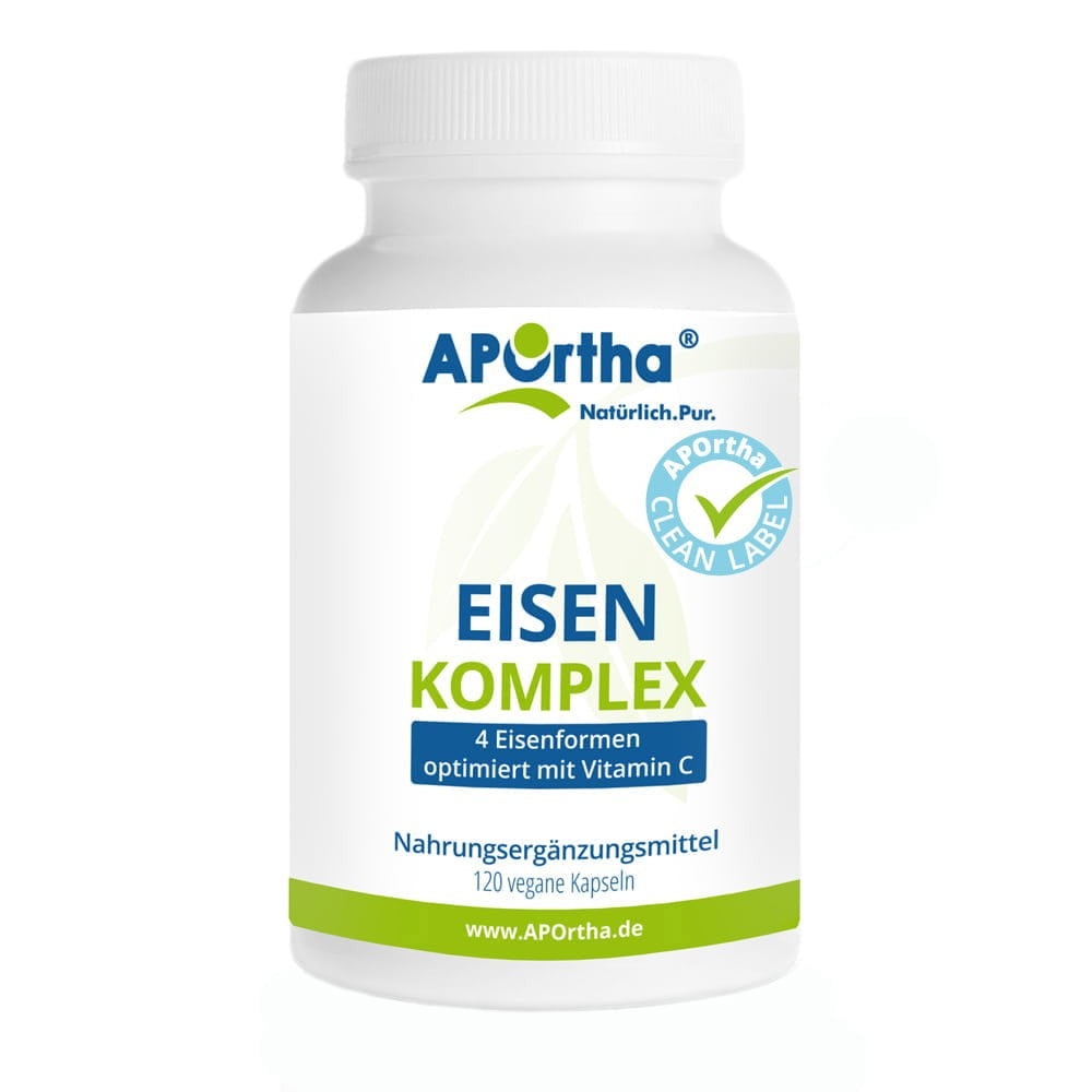 APOrtha Fer Complexe + Vitamine C 120 gélules végétaliennes